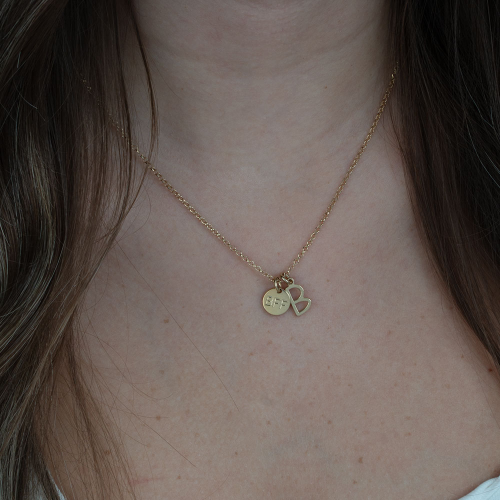Custom BFF Necklace with Initials