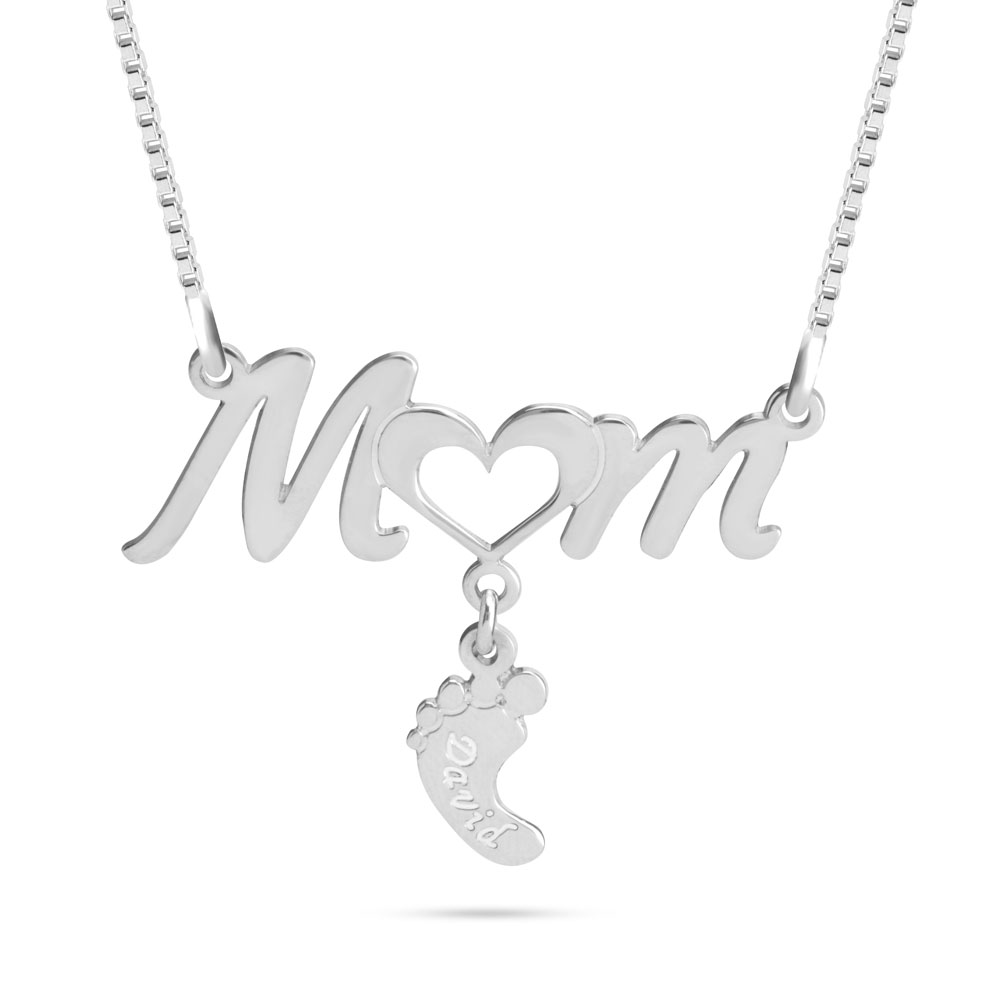 Baby Foot Necklace for Mum