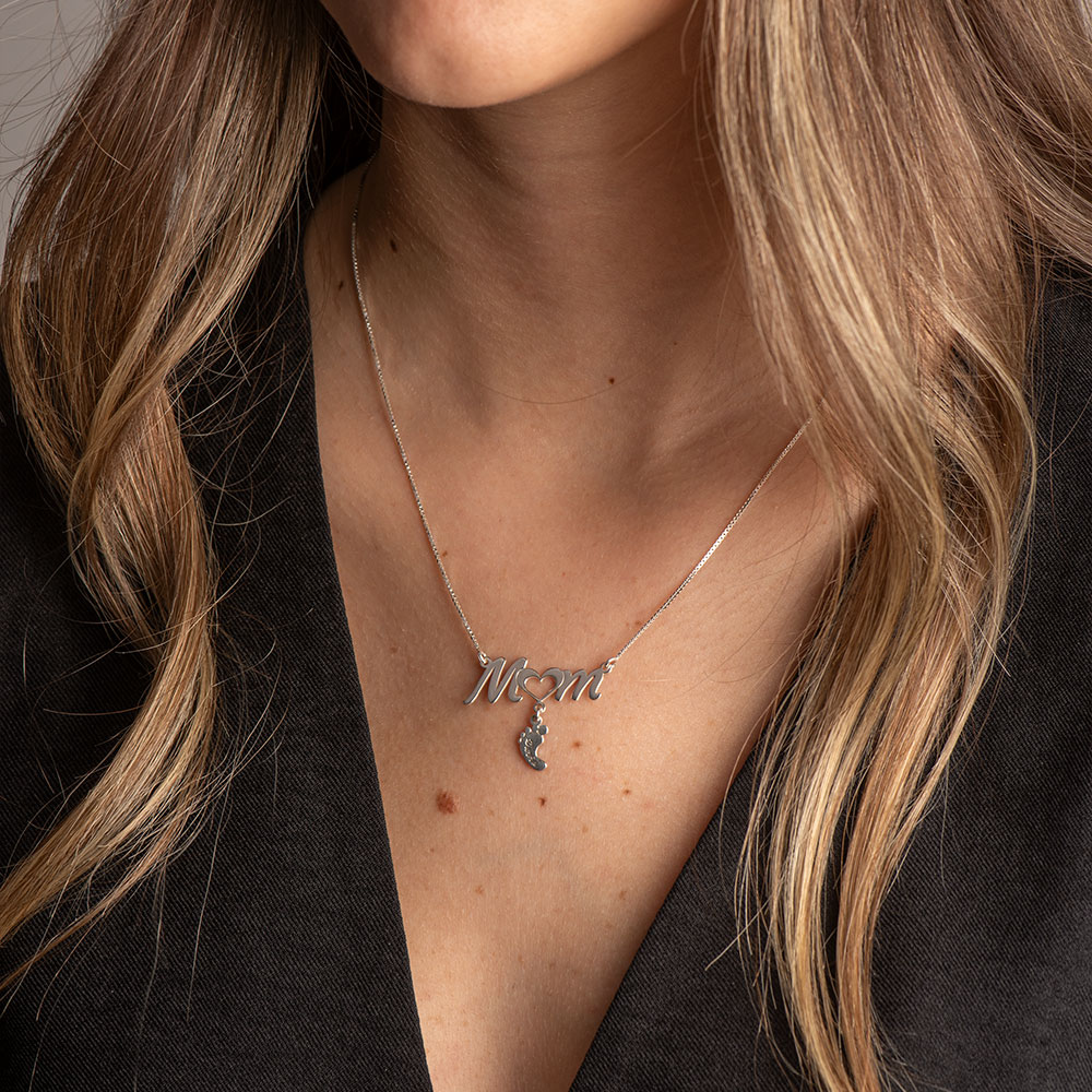 Baby Foot Necklace for Mum