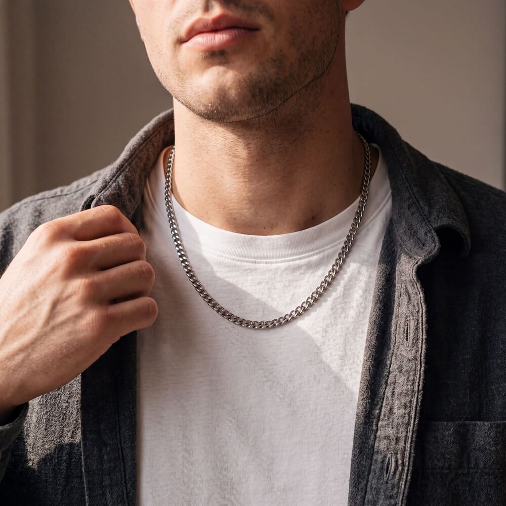 Collar Curb para Hombre