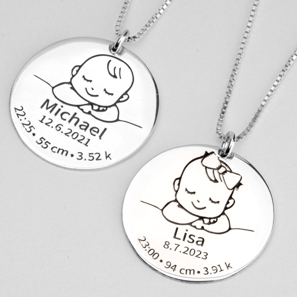 Personalized Baby Necklace