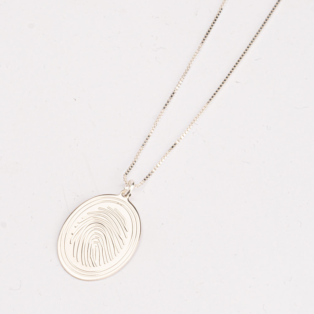 Fingerprint Pendant Necklace