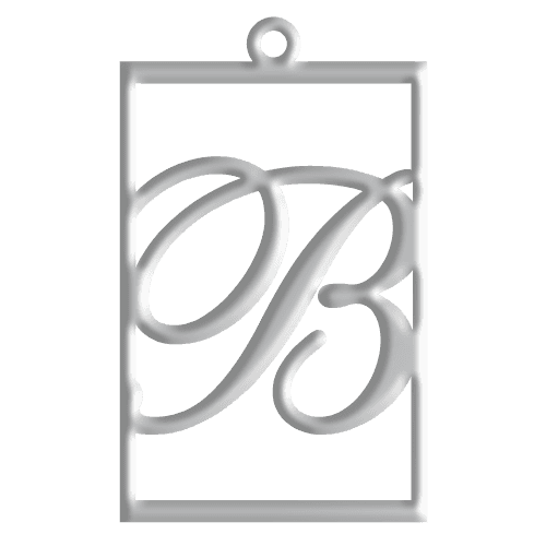 B Initial Pendant
