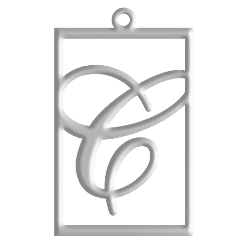 C Initial Pendant