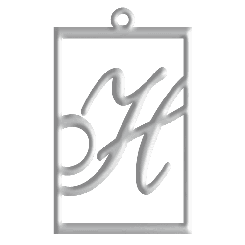 H Initial Pendant