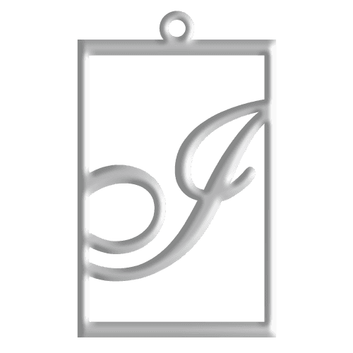 I Initial Pendant