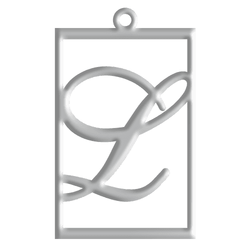 L Initial Pendant