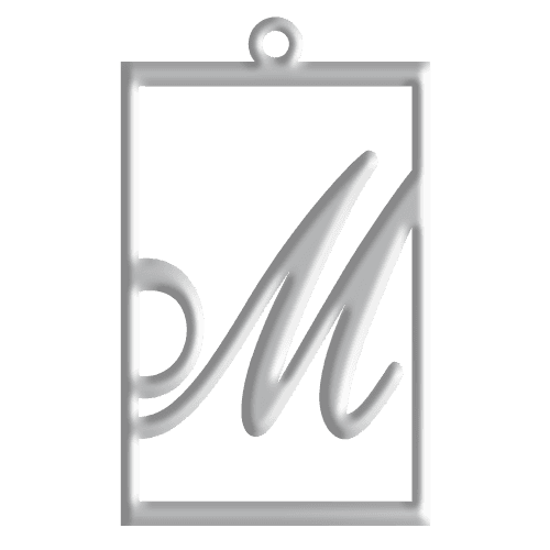 M Initial Pendant