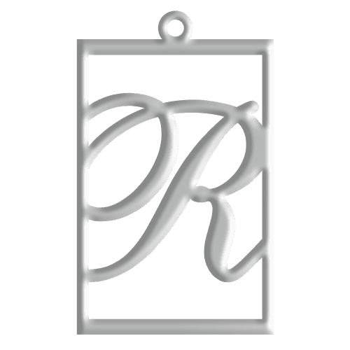 R Initial Pendant