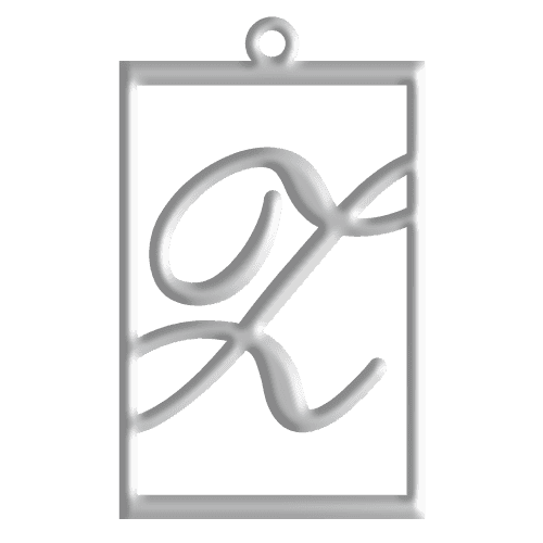 Z Initial Pendant