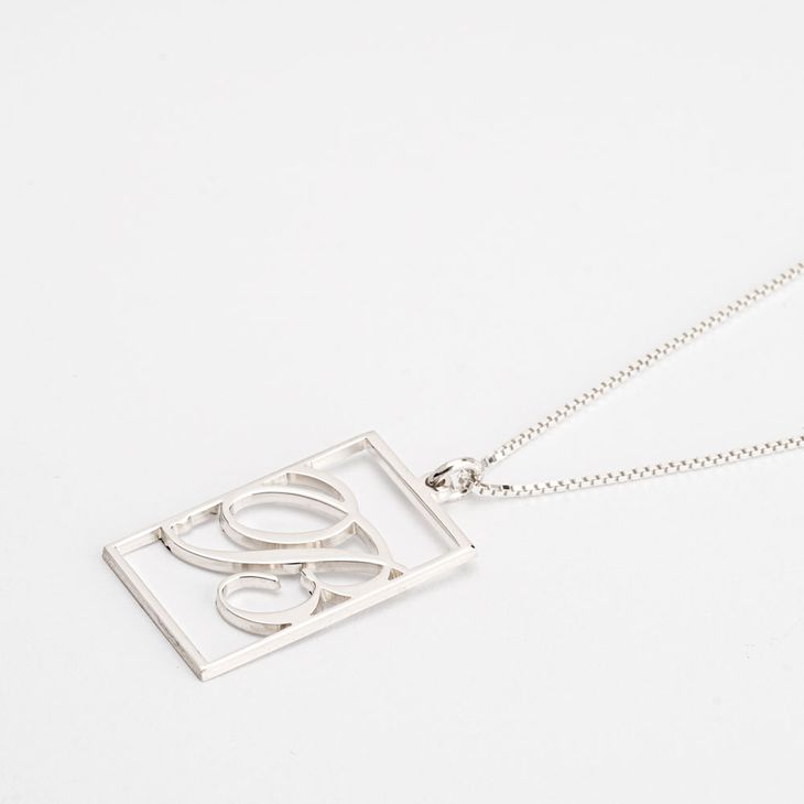 Initial Card Necklace information