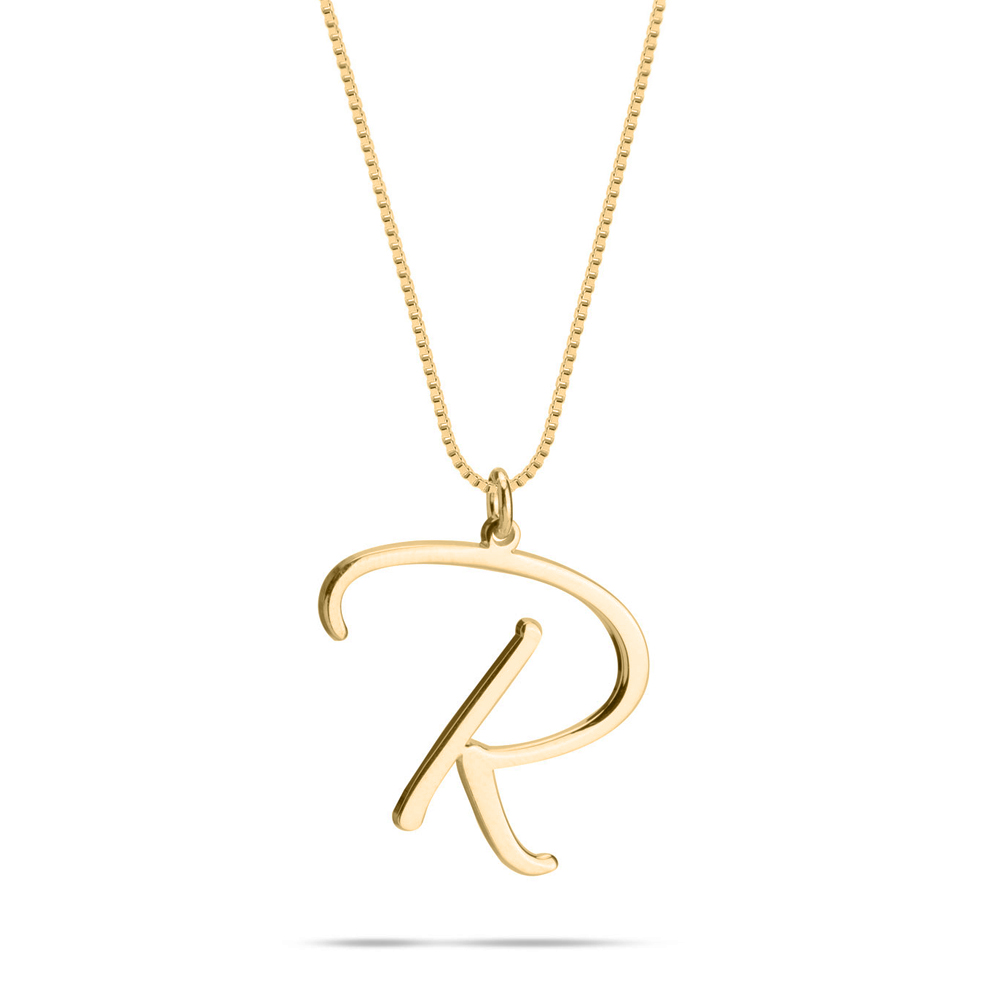 Cursive Initial Necklace