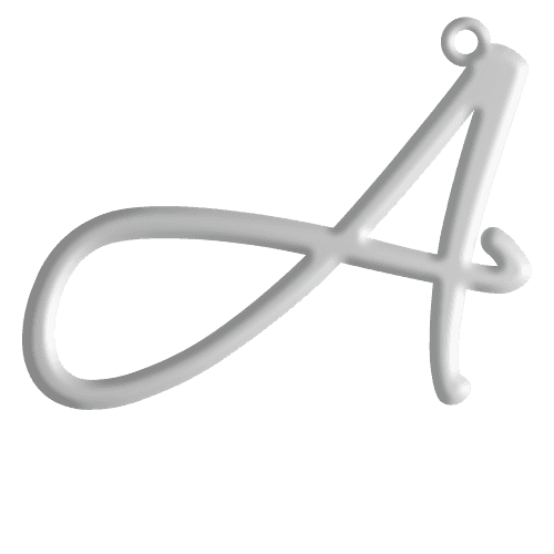 A Initial Pendant
