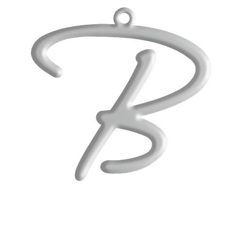 B Initial Pendant