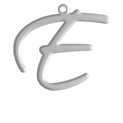 E Initial Pendant