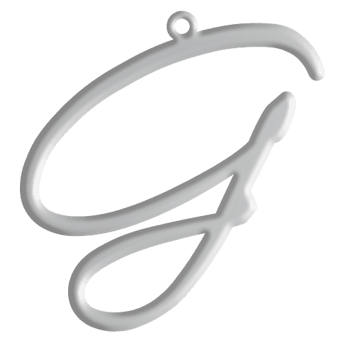G Initial Pendant