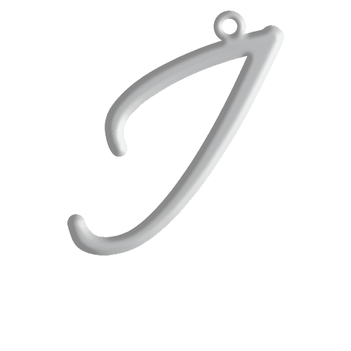 I Initial Pendant