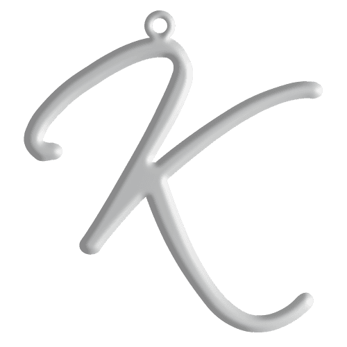 K Initial Pendant