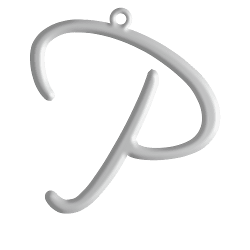 P Initial Pendant