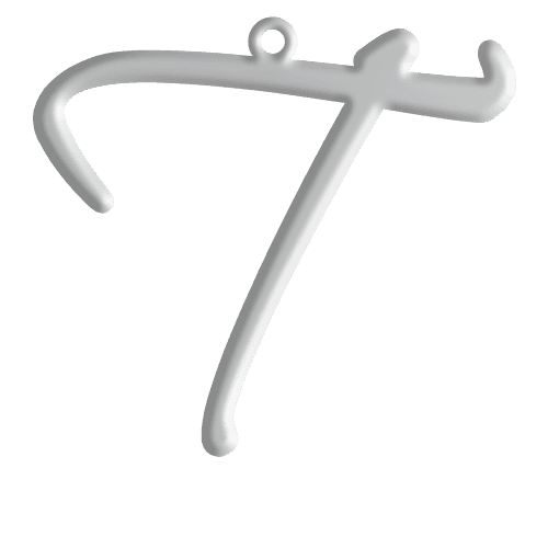 T Initial Pendant