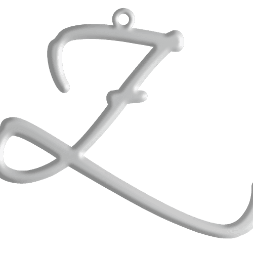 Z Initial Pendant