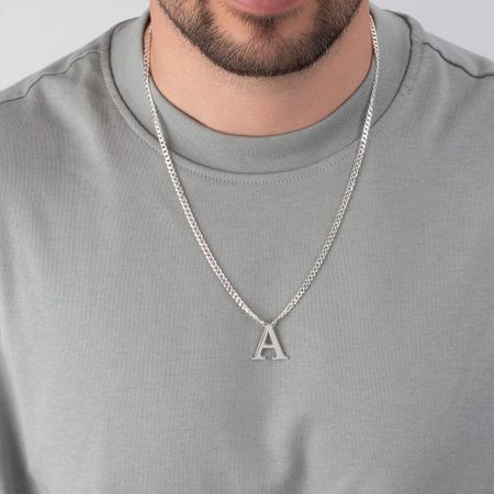 Cuban Initial Necklace