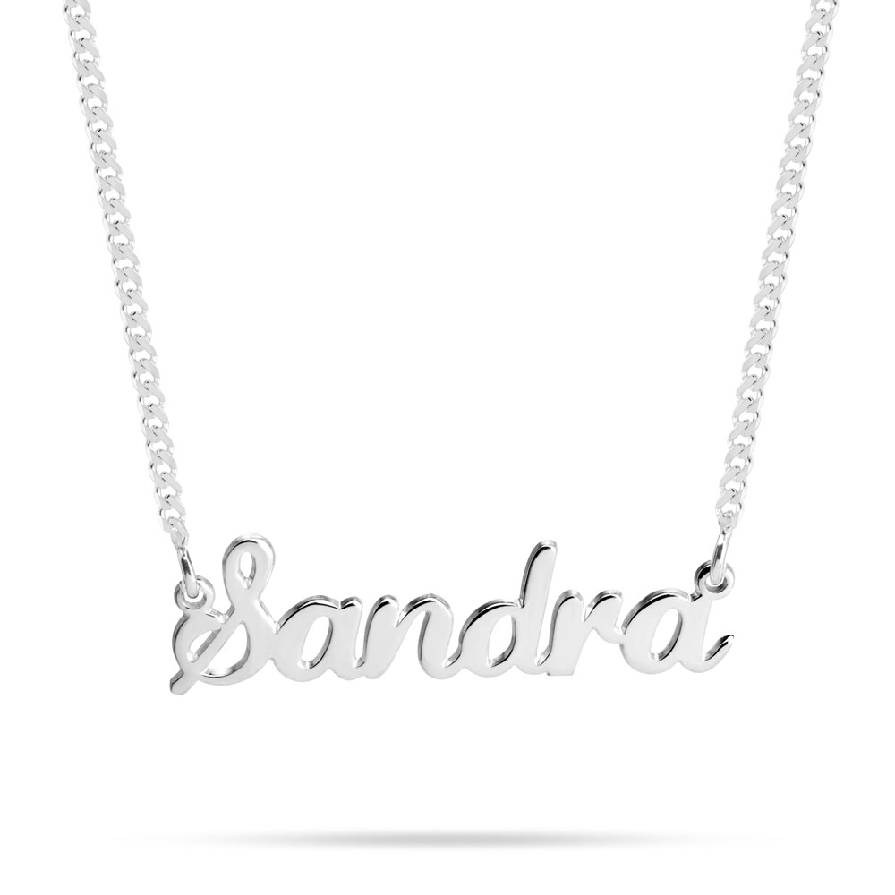 Cuban Cursive Name Necklace