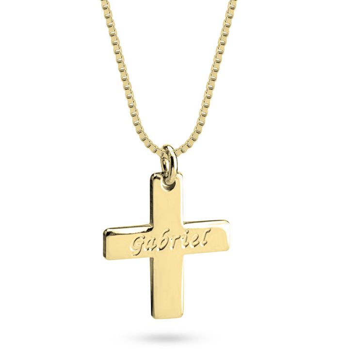 Custom Greek Cross Necklace