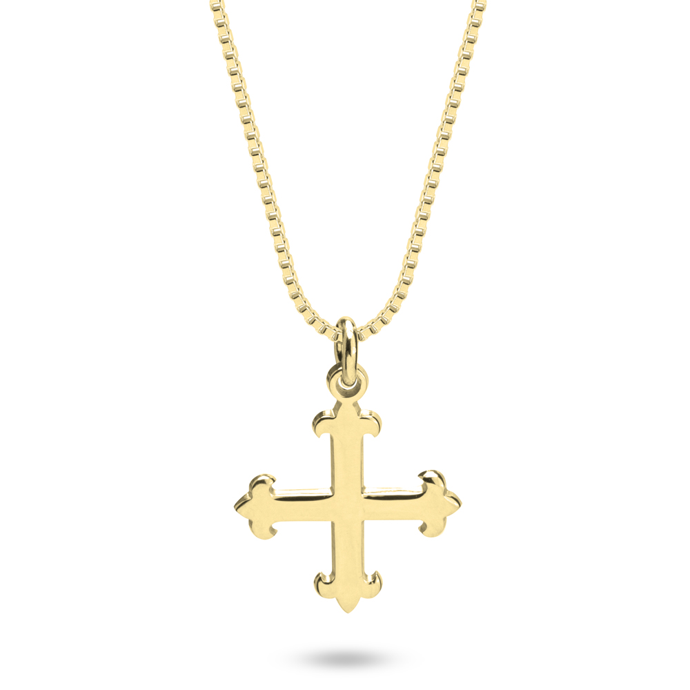 Anchor Cross Necklace