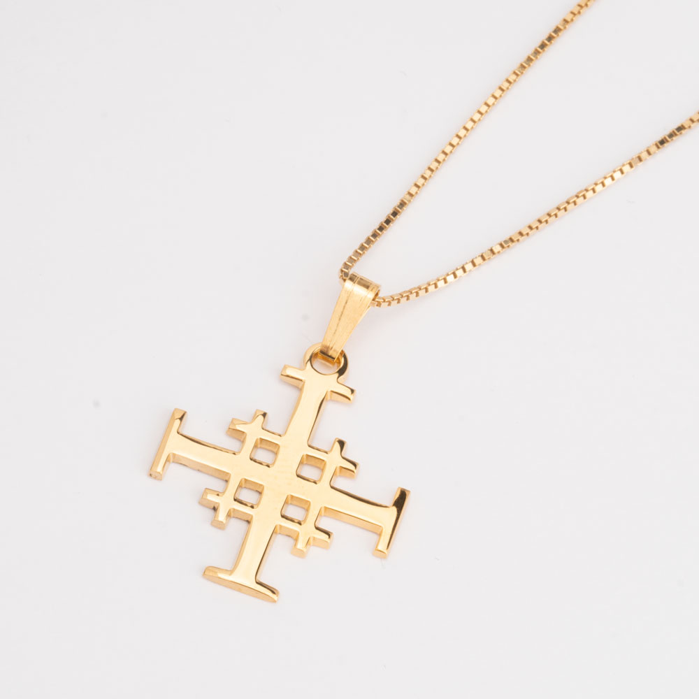 Jerusalem Cross Necklace for Her