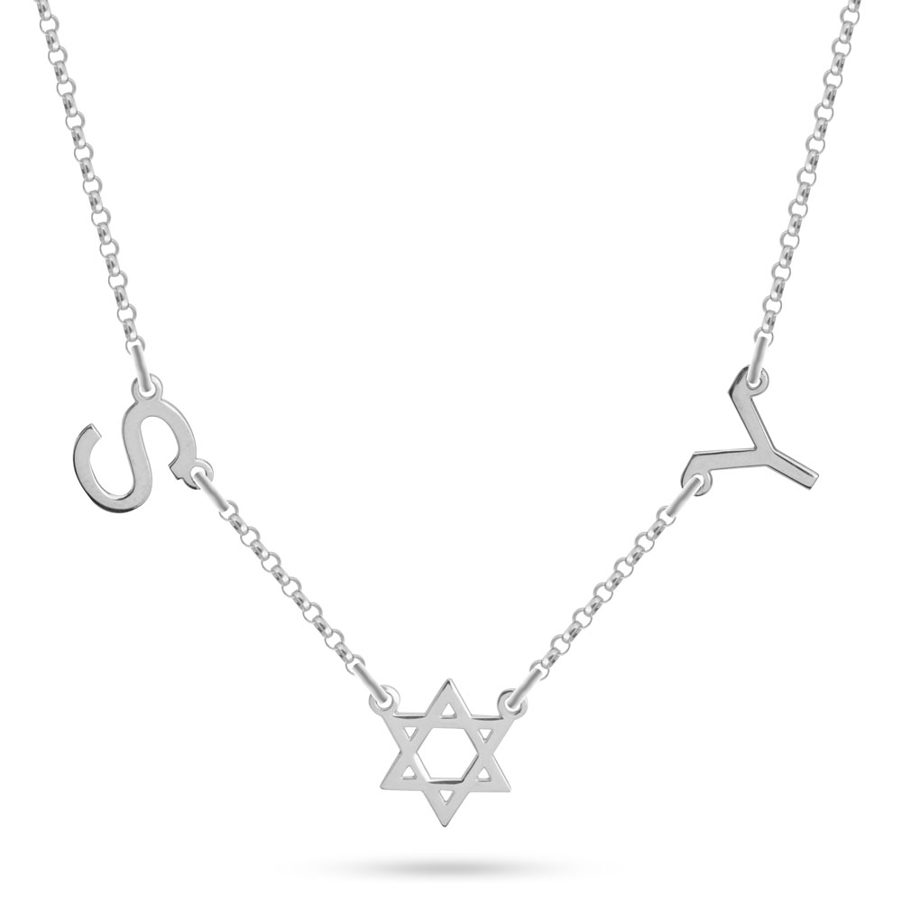 Double Initial Star of David Choker