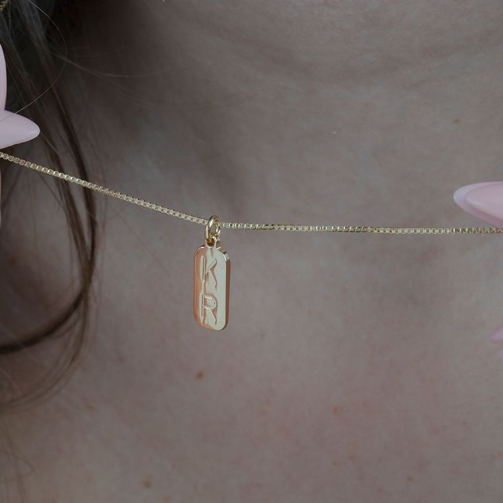 Two-Initial Vertical Bar Necklace model