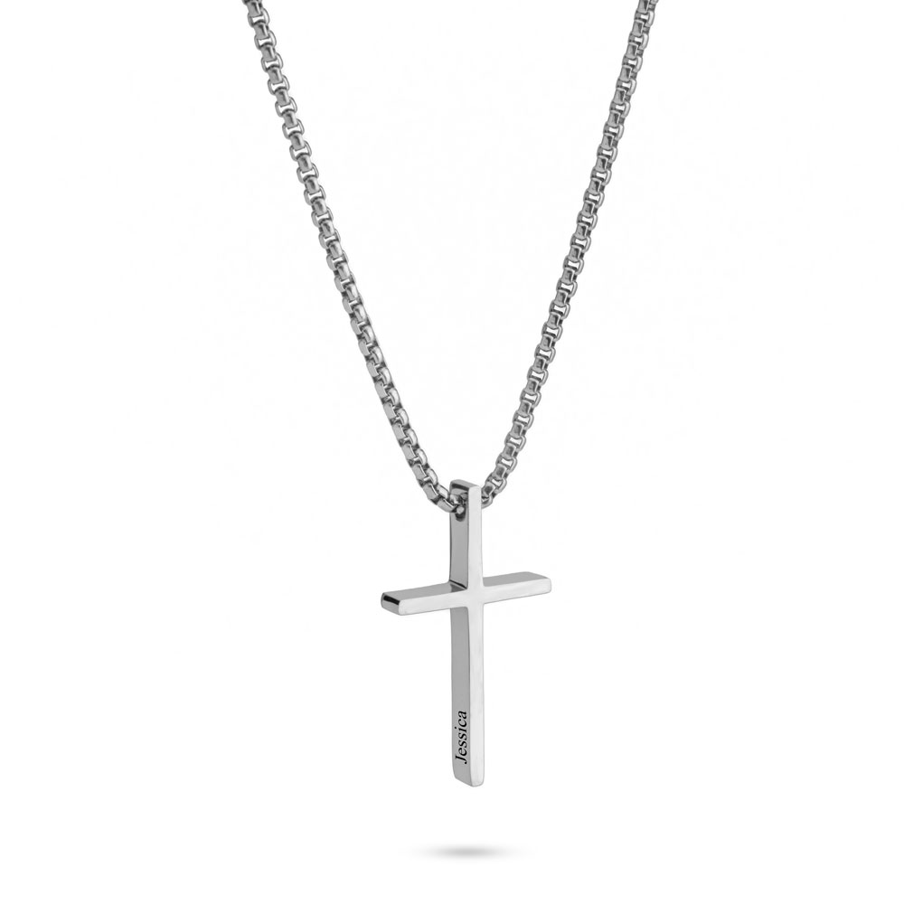 Custom Mens Cross Necklace 