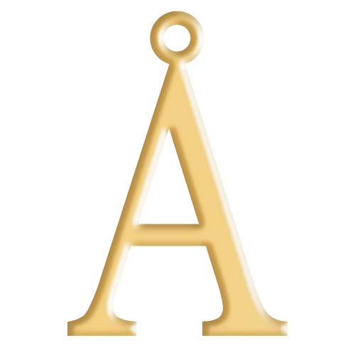 A Initial Pendant