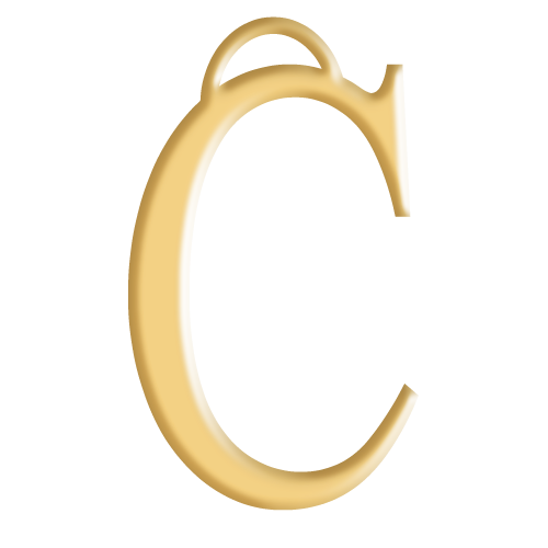 C Initial Pendant