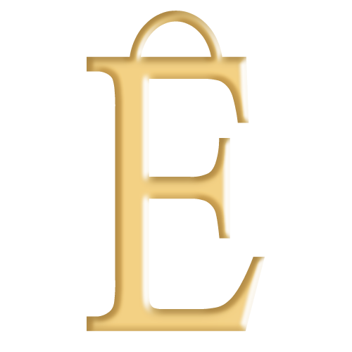 E Initial Pendant