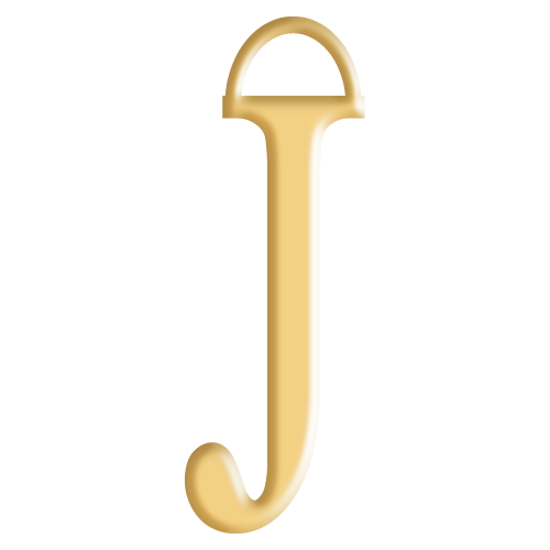 J Initial Pendant