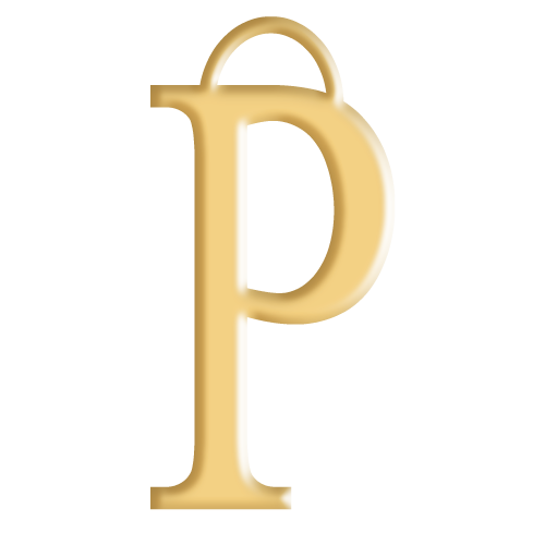 P Initial Pendant