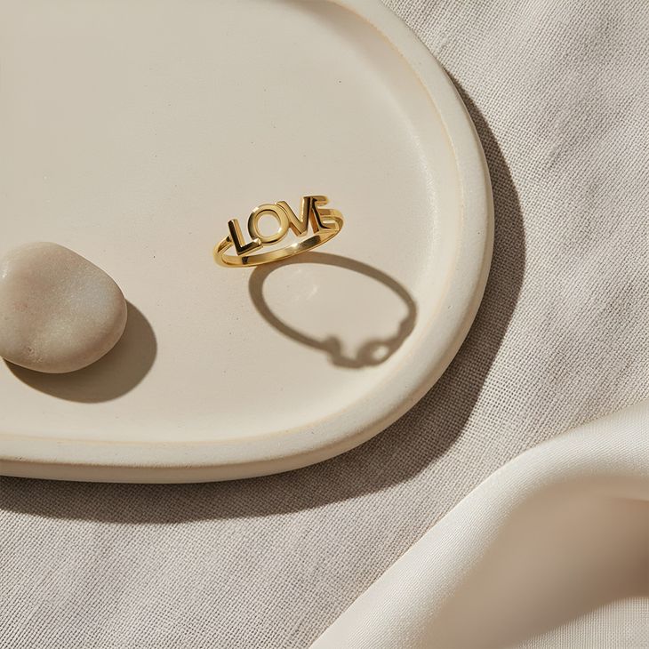 Dainty Love Ring information