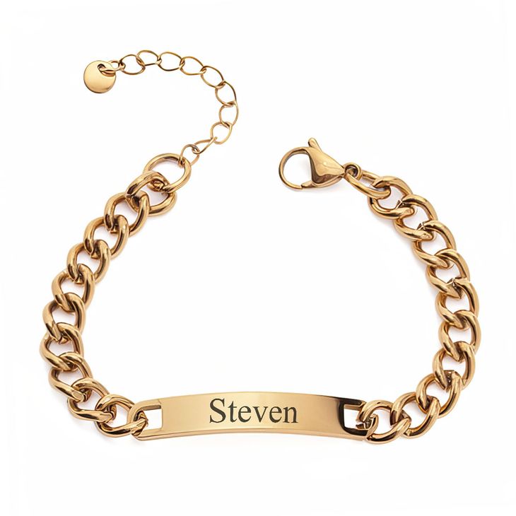 Men’s Personalized Cuban Link Bracelet