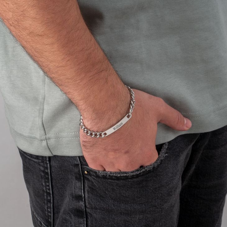 Men’s Personalized Cuban Link Bracelet