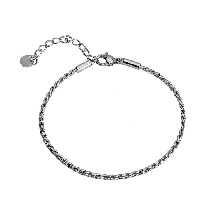 Delicate Twisted Chain Bracelet for Men - Picture 2