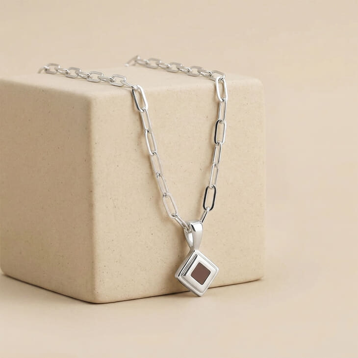 Paperclip Chain Jewish Nano Bible Necklace for Her information