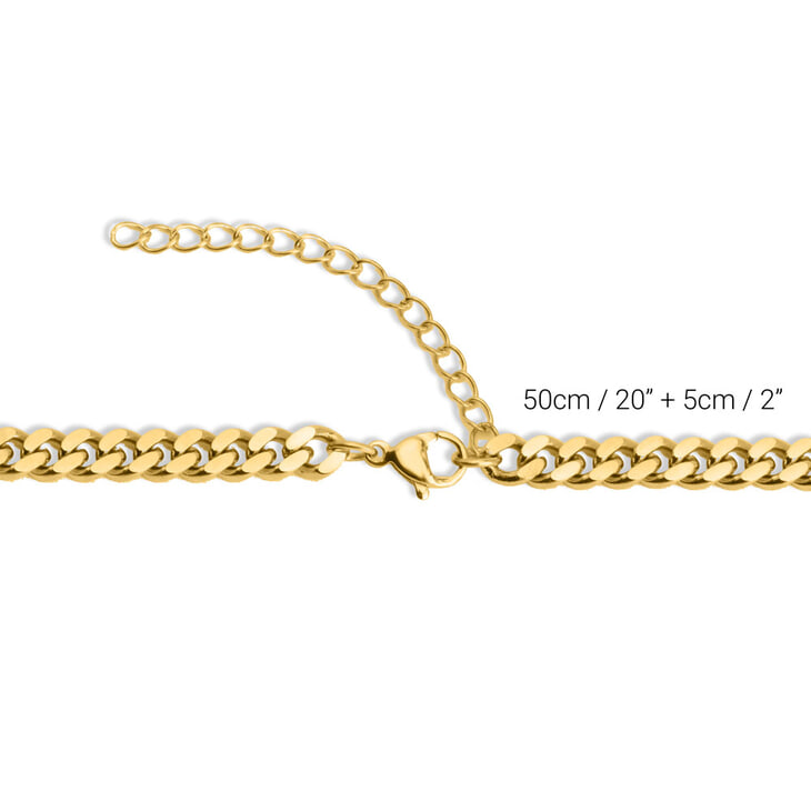 Personalized Cuban Bar Necklace for Men information