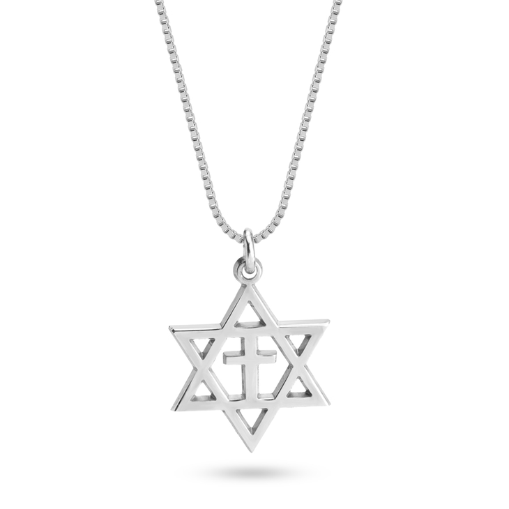 The Cross Star of David Necklace