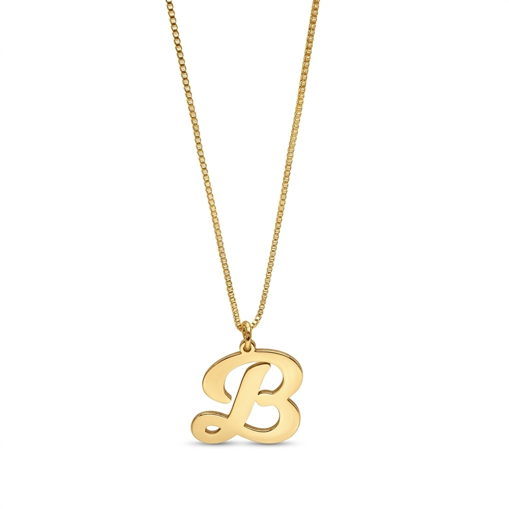 Personalised Cursive Letter Pendant