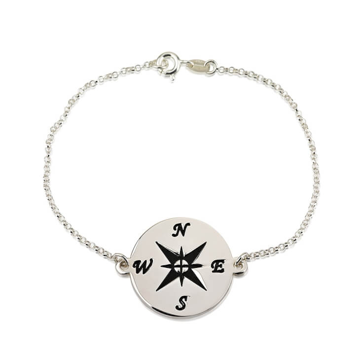 Sterling Silver Compass Bracelet Buy Now!