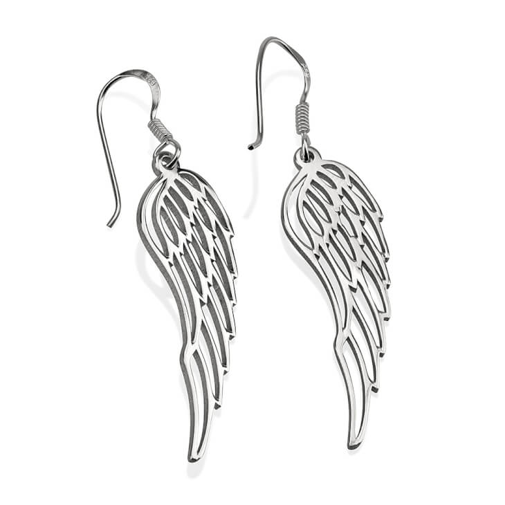 Sterling Silver Angel Wing Earrings Order Now!
