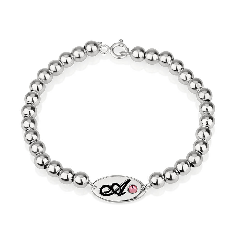 Pulsera de Inicial y Piedra